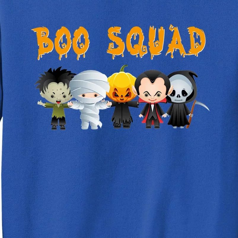 Boo Squad Halloween Trick Or Treating Group Gift Tall Sweatshirt