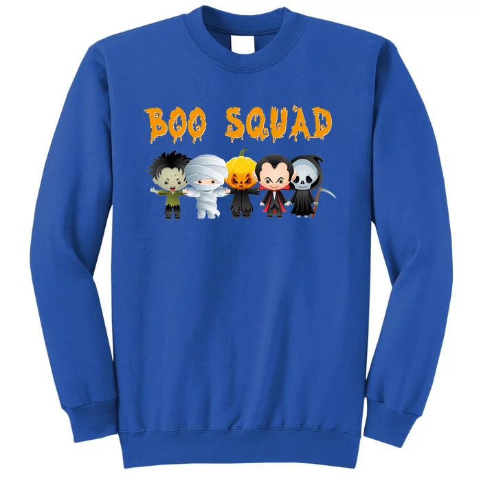 Boo Squad Halloween Trick Or Treating Group Gift Tall Sweatshirt