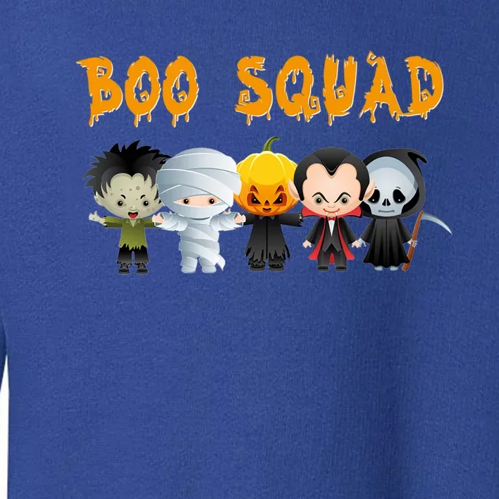 Boo Squad Halloween Trick Or Treating Group Gift Toddler Sweatshirt