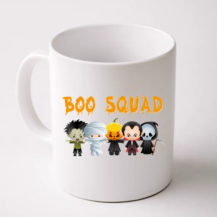 Boo Squad Halloween Trick Or Treating Group Gift Front & Back Coffee Mug