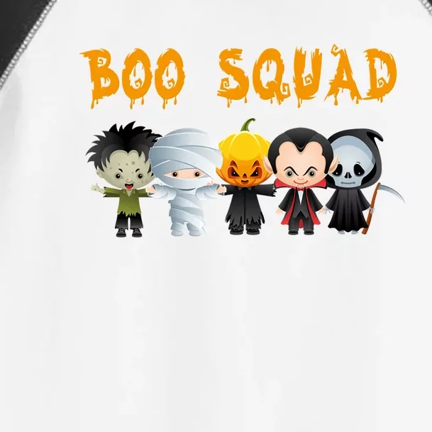 Boo Squad Halloween Trick Or Treating Group Gift Toddler Fine Jersey T-Shirt