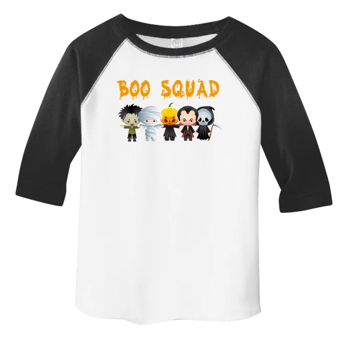 Boo Squad Halloween Trick Or Treating Group Gift Toddler Fine Jersey T-Shirt