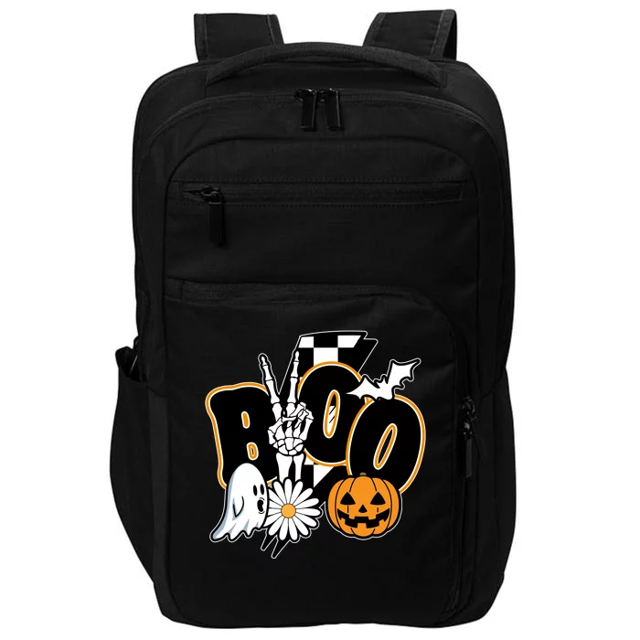 Boo Spooky Halloween Cute Impact Tech Backpack