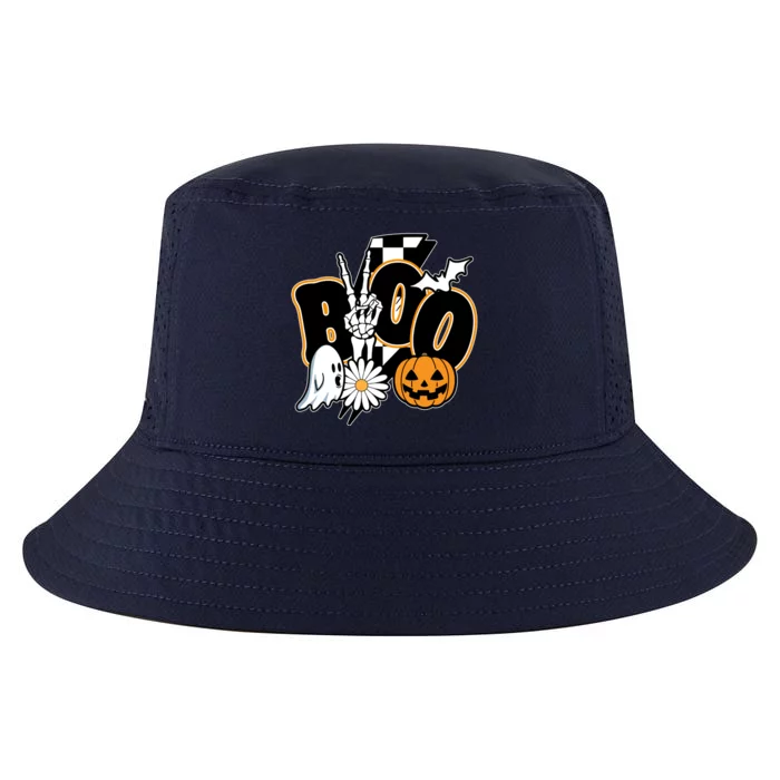 Boo Spooky Halloween Cute Cool Comfort Performance Bucket Hat