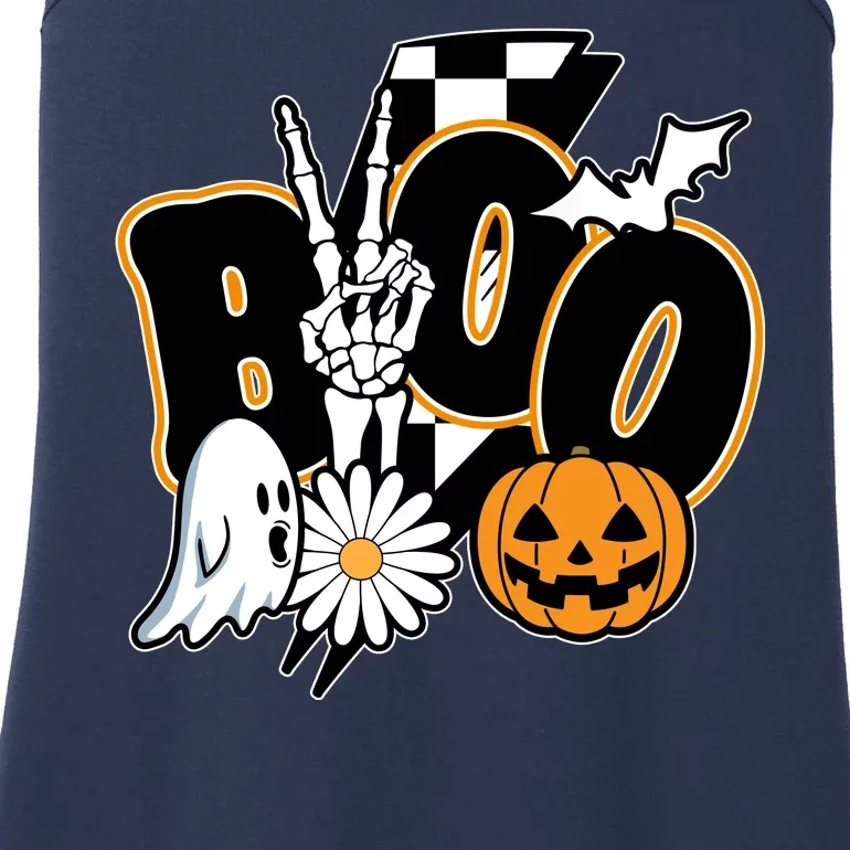 Boo Spooky Halloween Cute Ladies Essential Tank