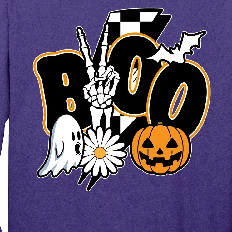 Boo Spooky Halloween Cute Long Sleeve Shirt