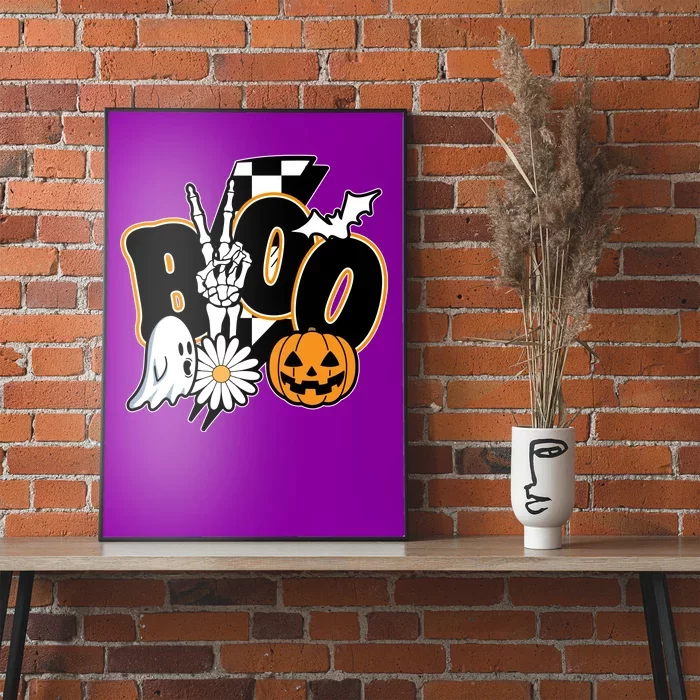 Boo Spooky Halloween Cute Poster