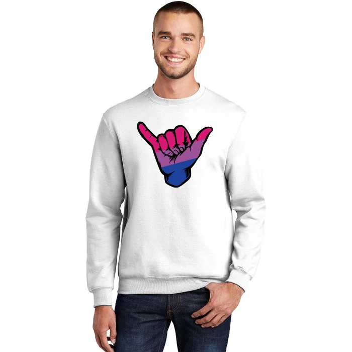 Bisexual Shaka Hand Bi Pride Flag Bisexual Pride Day Sweatshirt