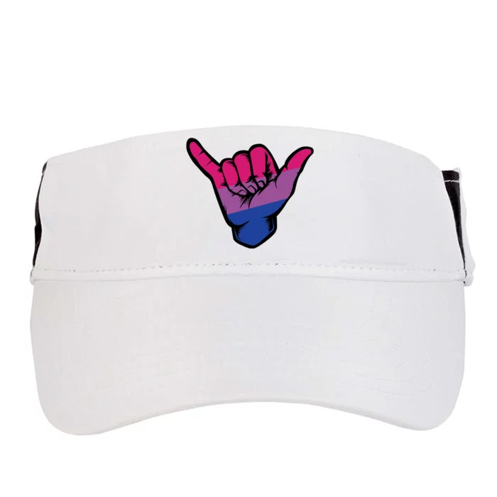 Bisexual Shaka Hand Bi Pride Flag Bisexual Pride Day Adult Drive Performance Visor