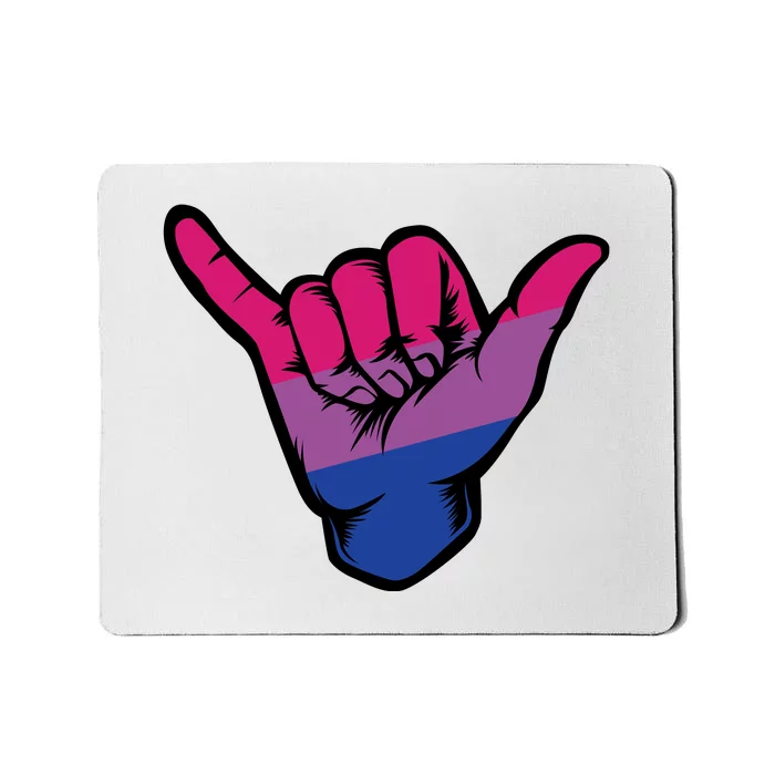 Bisexual Shaka Hand Bi Pride Flag Bisexual Pride Day Mousepad