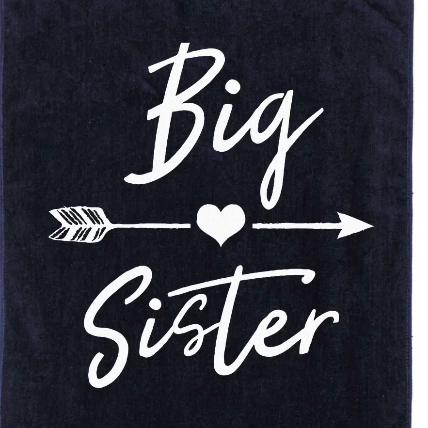 Big Sister Heart Arrow Love Platinum Collection Golf Towel