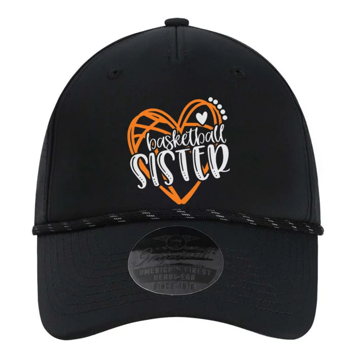 Basketball Sister Heart Distressed Performance The Dyno Cap