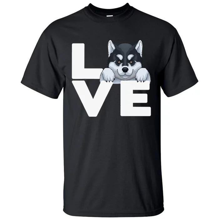 Best Siberian Husky For Huskies Dog Owner Lover Tall T-Shirt