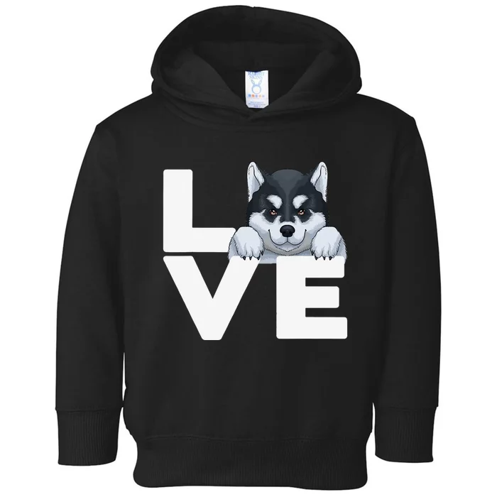 Best Siberian Husky For Huskies Dog Owner Lover Toddler Hoodie