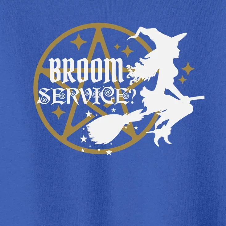 Broom Service? Halloween Witch Funny Novelty Cute Gift Toddler T-Shirt