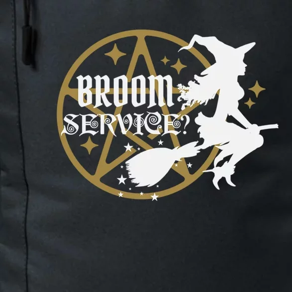 Broom Service? Halloween Witch Funny Novelty Cute Gift Daily Commute Backpack