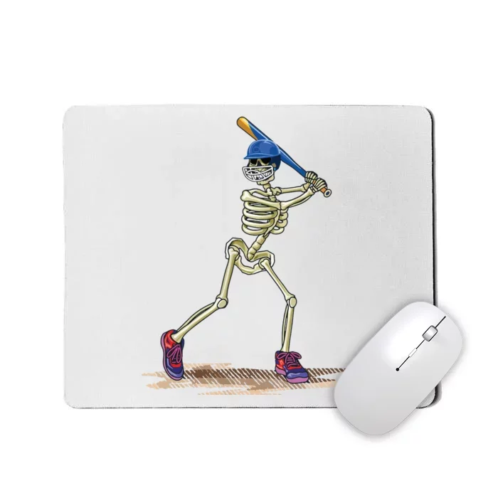 Baseball Skeleton Halloweenchalloween Mousepad