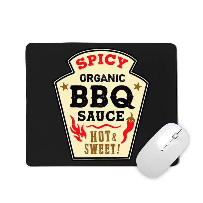 Bbq Sauce Hot Spicy Grill Barbeque Halloween Costume Mousepad