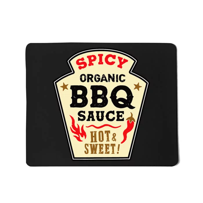 Bbq Sauce Hot Spicy Grill Barbeque Halloween Costume Mousepad