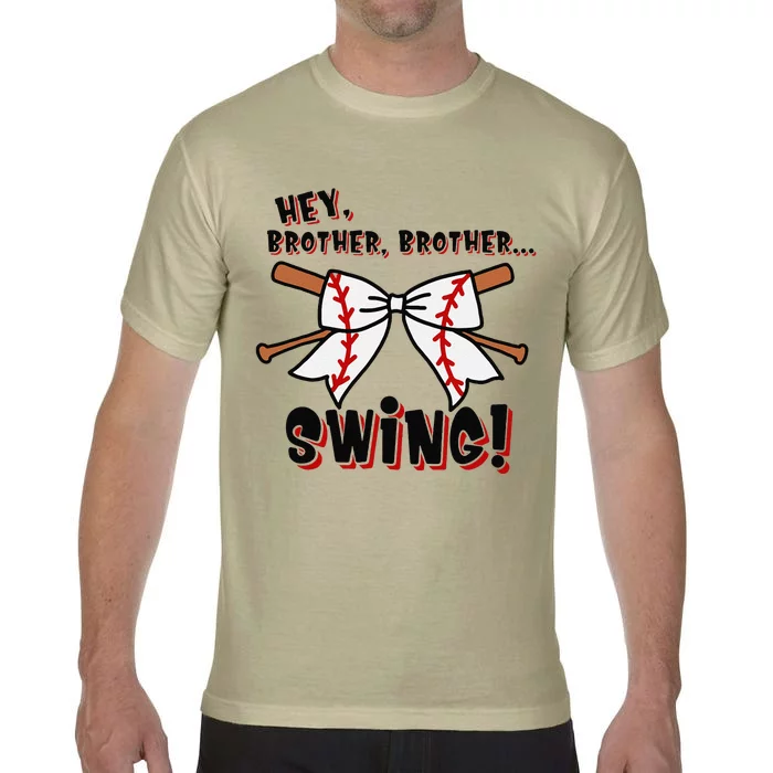 Baseball Sister Hey Brother Brother Swing Comfort Colors T-Shirt