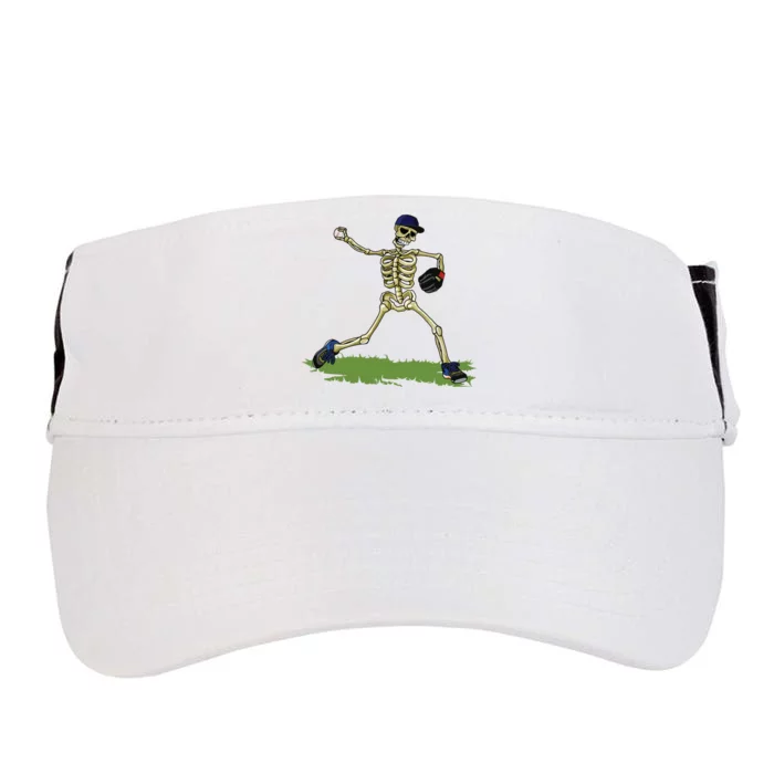 Baseball Skeleton Halloween Boy Baseball Halloween Adult Drive Performance Visor