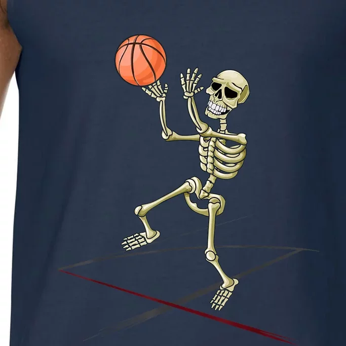 Basketball Skeleton Halloween Basketball Halloween Comfort Colors® Tank Top