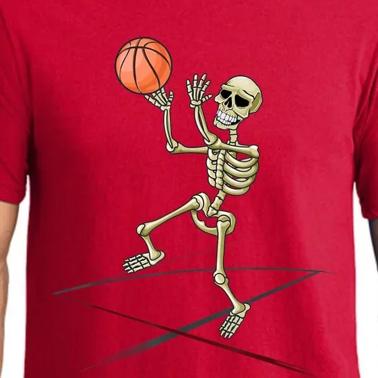 Basketball Skeleton Halloween Basketball Halloween Pajama Set