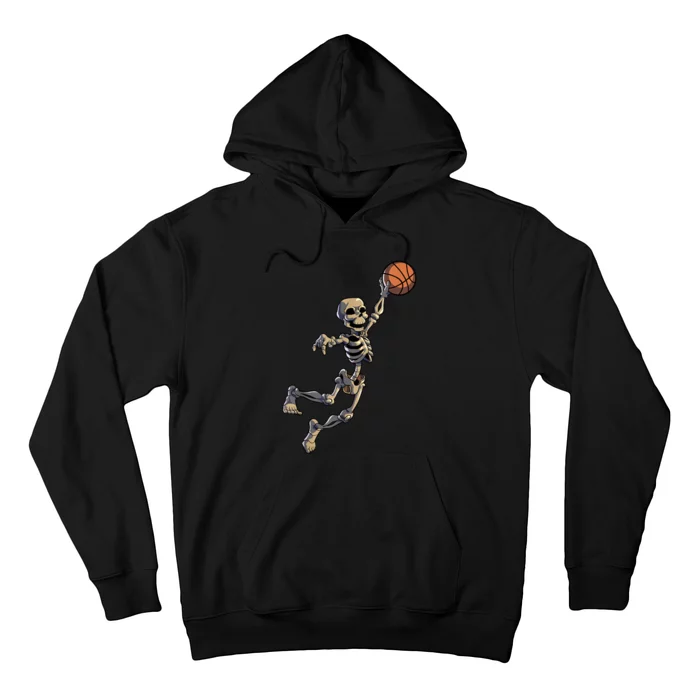 Basketball Skeleton Halloween Men Basketball Halloween Hoodie