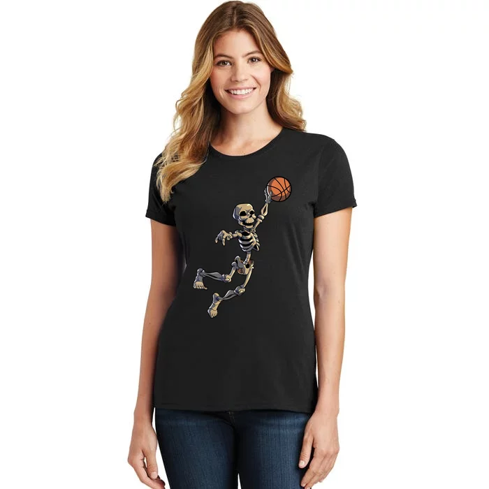 Basketball Skeleton Halloween Men Basketball Halloween Women's T-Shirt