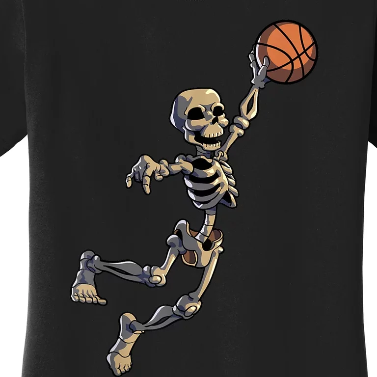 Basketball Skeleton Halloween Men Basketball Halloween Women's T-Shirt