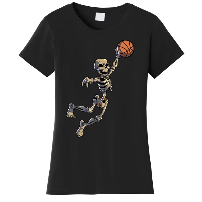 Basketball Skeleton Halloween Men Basketball Halloween Women's T-Shirt