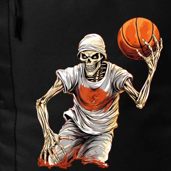 Basketball Skeleton Halloween ArtDunking Skeleton Daily Commute Backpack