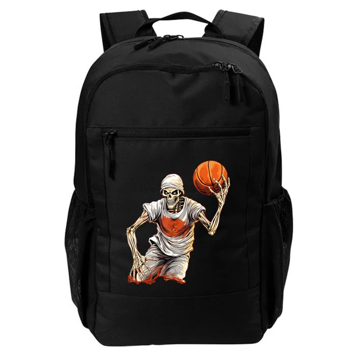 Basketball Skeleton Halloween ArtDunking Skeleton Daily Commute Backpack