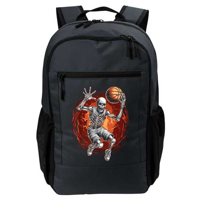 Basketball Skeleton Halloween ArtDunking Skeleton Daily Commute Backpack