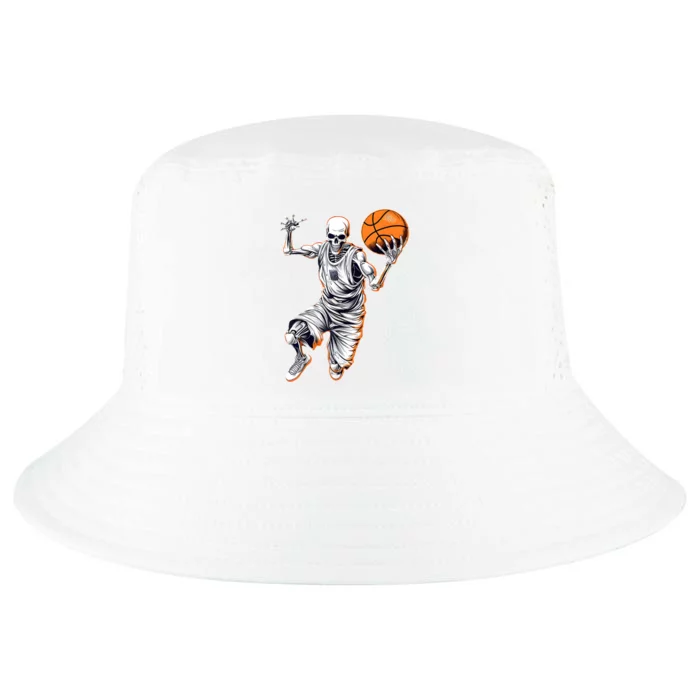 Basketball Skeleton Halloween ArtDunking Skeleton Cool Comfort Performance Bucket Hat