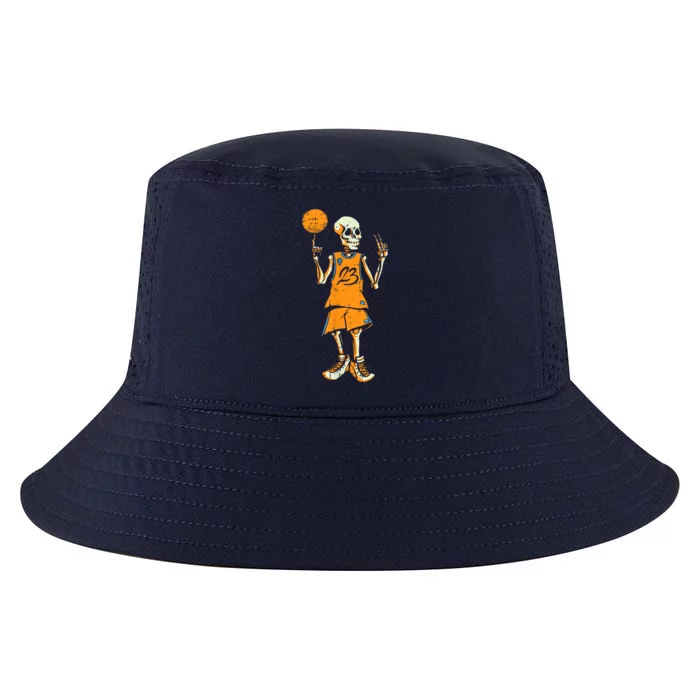 Basketball Skeleton Halloween Costume Funny Skull Cool Comfort Performance Bucket Hat