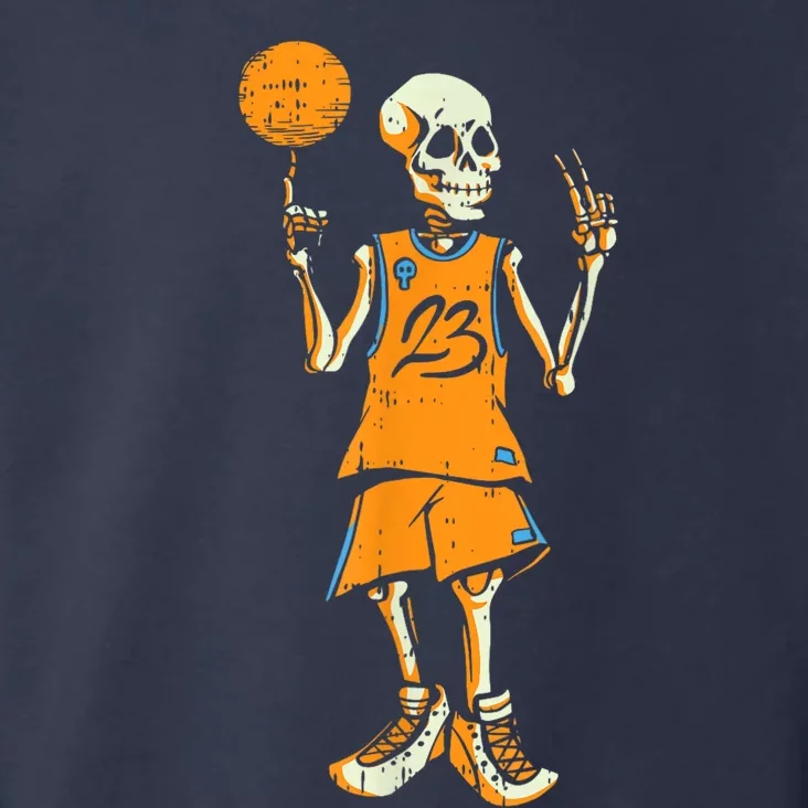 Basketball Skeleton Halloween Costume Funny Skull Toddler Hoodie