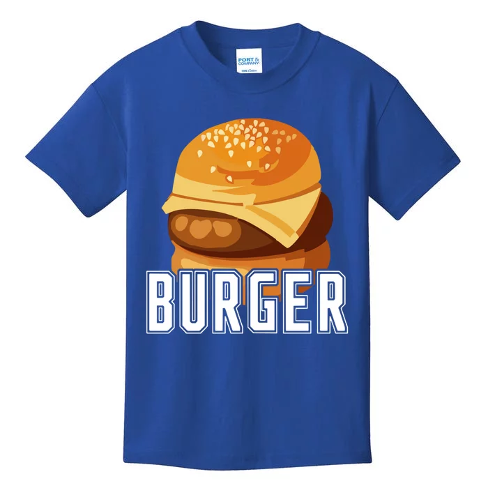 Burger Slider Hamburger Matching Food Bbq Grilling Gift Funny Gift Kids T-Shirt