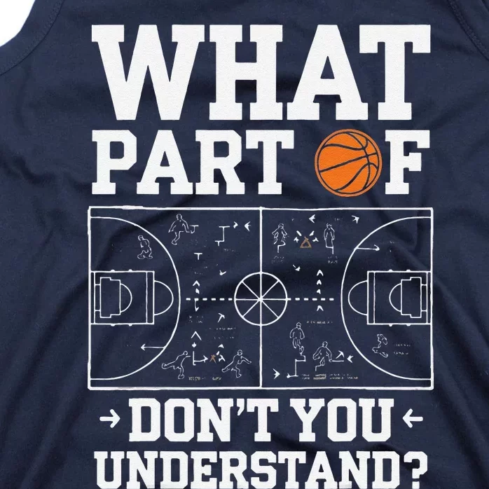 Basketball Strategy Humor Design Tank Top