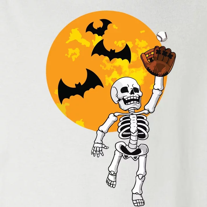 Baseball Skeleton Halloween Boy Baseball Halloween Toddler Long Sleeve Shirt