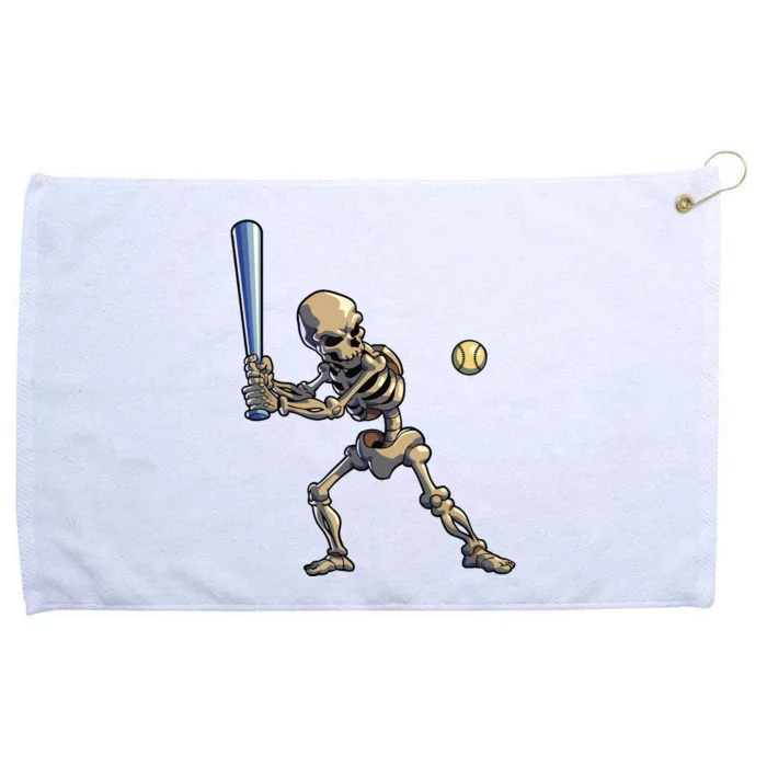 Baseball Skeleton Halloween Boy Baseball Halloween Grommeted Golf Towel