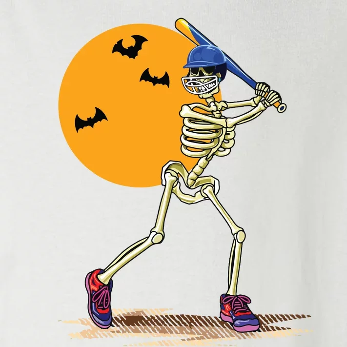 Baseball Skeleton Halloween Boy Baseball Halloween Toddler Long Sleeve Shirt