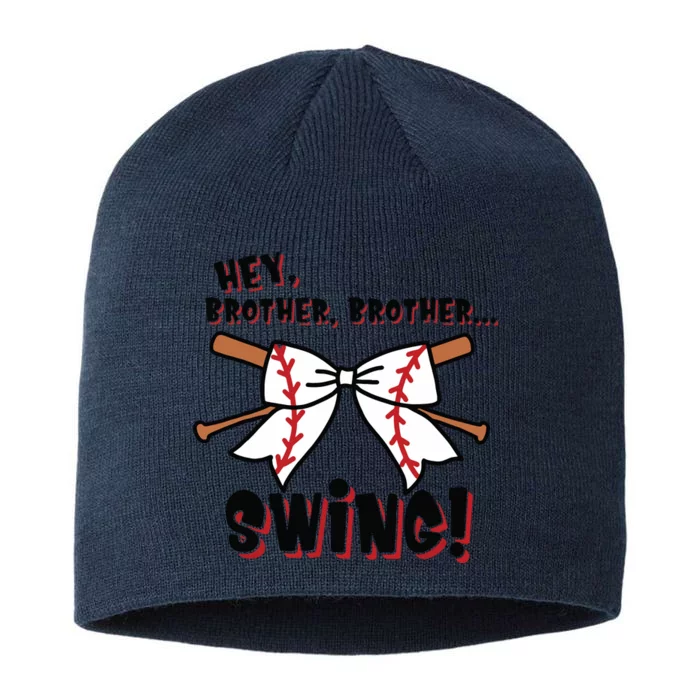 Baseball Sister Hey Brother Brother Swing 8 1/2in Sustainable Knit Beanie