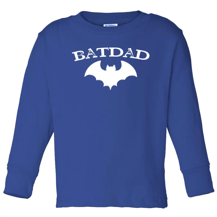 Batdad Super Hero Proud Dad Novelty Gift Costume Gift Toddler Long Sleeve Shirt