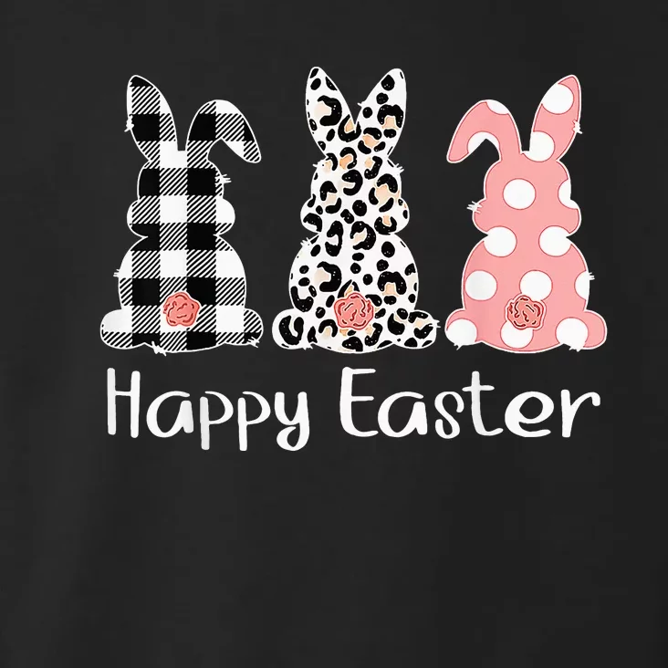 Bunny Spring Hunt Eggs Rabbit Leopard Easter Toddler Hoodie