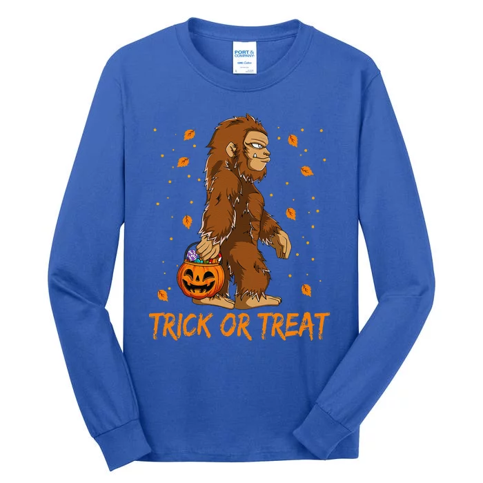 Bigfoot Sasquatch Halloween Costume Gift Tall Long Sleeve T-Shirt