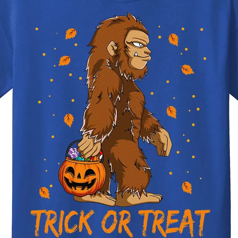 Bigfoot Sasquatch Halloween Costume Gift Kids T-Shirt