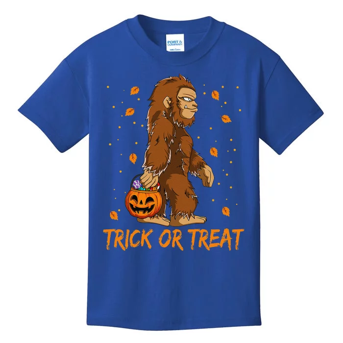 Bigfoot Sasquatch Halloween Costume Gift Kids T-Shirt