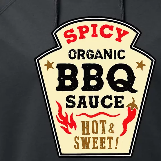 Bbq Sauce Hot Spicy Grill Barbeque Halloween Costume Performance Fleece Hoodie