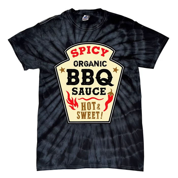 Bbq Sauce Hot Spicy Grill Barbeque Halloween Costume Tie-Dye T-Shirt